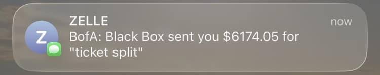 + $6,174.05 for ticket splits — real payout example